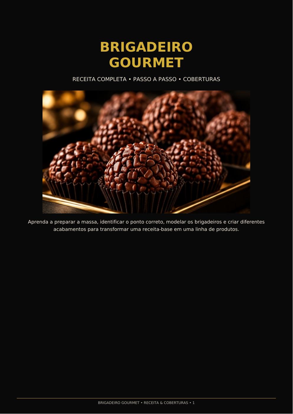 Capa do ebook Brigadeiro Gourmet