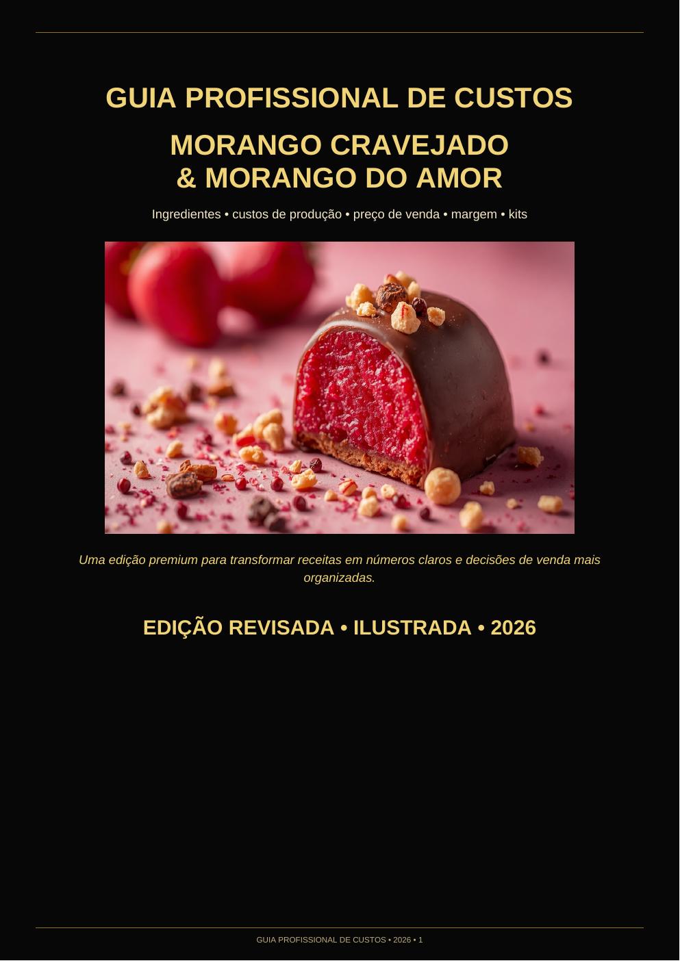 Capa do ebook Custos dos Morangos